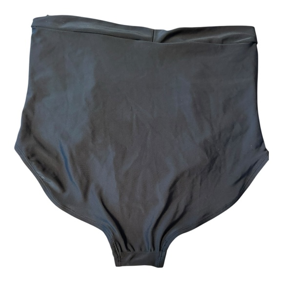 Shapermint High Waisted Bathing Suit Bottoms NWT Sz 2XL Ruched Black Flattering - Picture 2 of 10